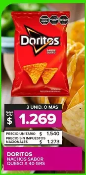 Doritos - Nachos Sabor Queso