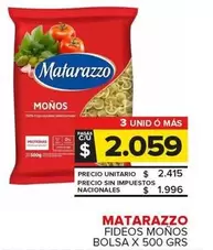 Matarazzo - Fideos Moños 