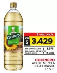 Cocinero - Aceite Mezcla Soja Girasol