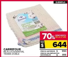Carrefour - Rejilla Essential Trama Doble 