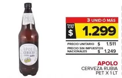 Apolo - Cerveza Rubia