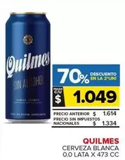Quilmes - Cerveza Blanca 0.0 