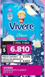 Vivere - Suavizante Clasico