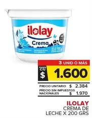 Ilolay - Crema de Leche
