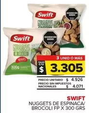 Swift - Nuggets De Espinaca/Brocoli Fp