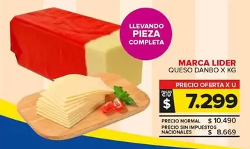 Marca Lider - Queso Danbo