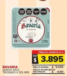 Bavaria - Queso Azul Trozado