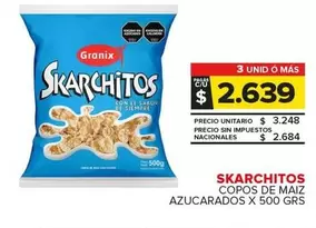 Granix - Skarchitos Copos De Maiz Azucarados