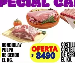 BONDIOLA/ PULPA DE CERDO, COSTILL COSTEL DE CERDO