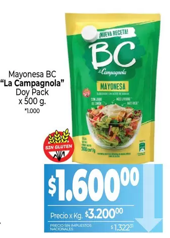 BC - La Campagnola Doy Pack