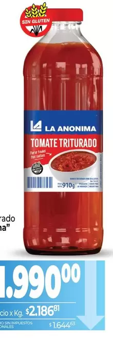 X$ - TOMATE TRITURADO