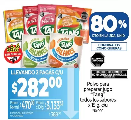 Tang - Polvo para preparar jugo