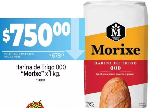 Morixe - Harina de Trigo 000