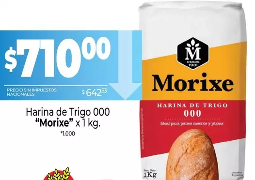 Morixe - Harina de Trigo 000