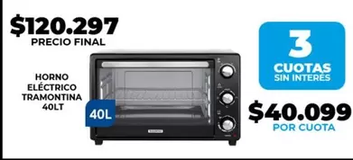 Tramontina - ELÉCTRICO TRAMONTINA 40LT