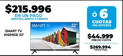 Hisense - SMART TV 32"
