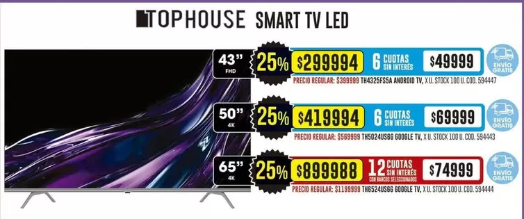 Google - SMART TV LED