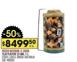 MM - TEJO PLAYERO 15 , XU