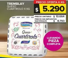 Tremblay - Queso Cuartirolo