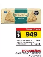 Hogareñas - Galletitas Salvado