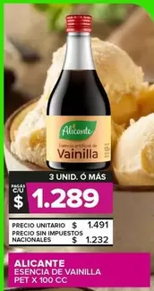 Alicante - Esencia De Vainilla