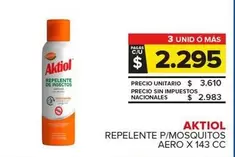 Aktiol - Repelente P/Mosquitos Aero