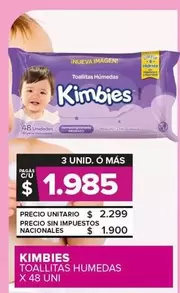 Kimbies - Toallitas Humedas