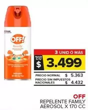 Off - Repelente Family Aerosol