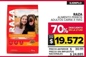 Raza - Alimento Perros Adultos Carne
