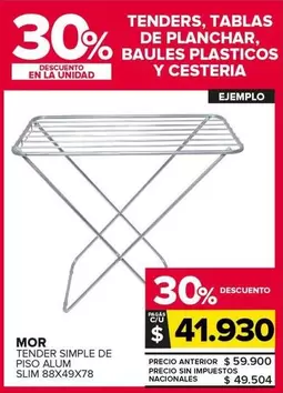 Mor - Tender Simple De Piso Alum Slim