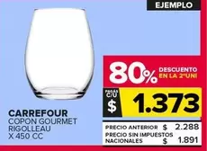 Carrefour - Copon Gourmet Rigolleau