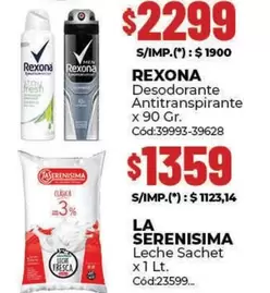Rexona - Desodorante Antitranspirante