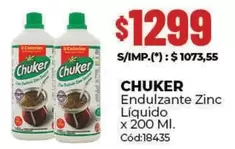 Chuker - Endulzante Zinc