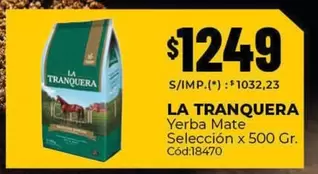La Tranquera - Yerba Mate Selección x 500 Gr.