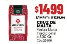 Cruz de Malta - Yerba Mate Tradicional