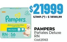Pampers - Pañales Deluxe RN