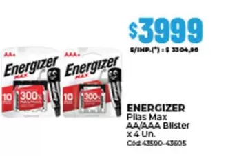 Energizer - Pllas Max