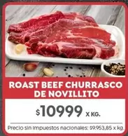 X$ - ROAST BEEF CHURRASCO DE NOVILLITO