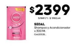Sedal - Shampoo y Acondicionador
