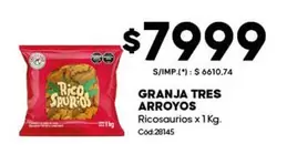 Granja Tres Arroyos - Ricosaurios x 1 Kg. Cod:28145