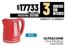 Ultracomb - Pava Electrica Cód:73095