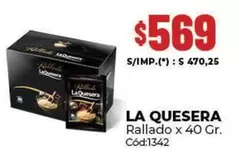 La Quesera - Rallado x 40 Gr.