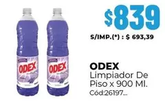 odex - Limpiador De Piso x 900 ΜΙ.