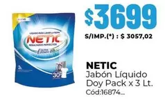 Netic - Jabón Líquido Doy Pack x 3 Lt.