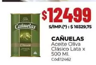 cañuelas - Aceite Oliva Clásico Lata x