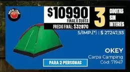 Okey - Carpa Camping