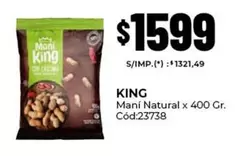King - Maní Natural