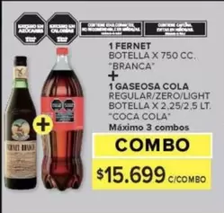 Coca cola - FERNET + GASEOSA COLA