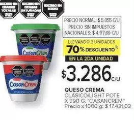 Casancrem - QUESO CREMA CLÁSICO/LIGHT POTE