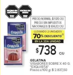 Exquisita - GELATINA